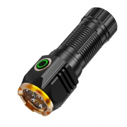 XYX-4LED Aluminum Flashlight,IPX4Waterproof&751Lumens with Type-C Charging for Camping
